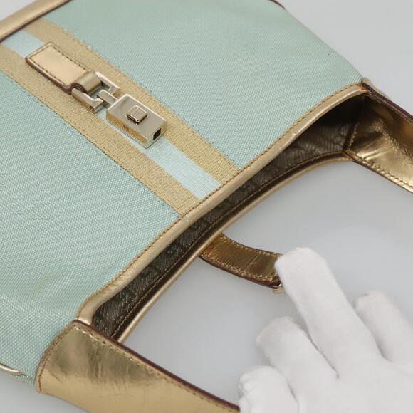 GUCCI Jackie Shoulder Bag Canvas Green Gold 001 001 - Picture 6 of 16